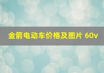 金箭电动车价格及图片 60v